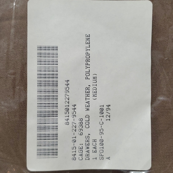 Wind Gap Knitwear Underwear & Socks Polypropylene Insulted Drawers